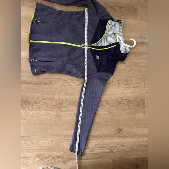 Salomon Elevate Mid Zip Up Hoodie - Picture 4 of 5